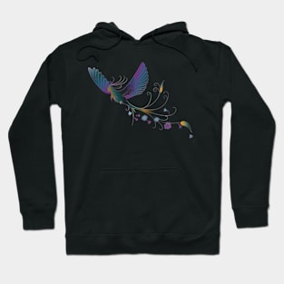 Flying Bird Drawing Hoodie